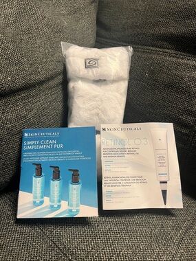SkinCeuticals Gift Bundle!!! Samples + Head and wrist bands